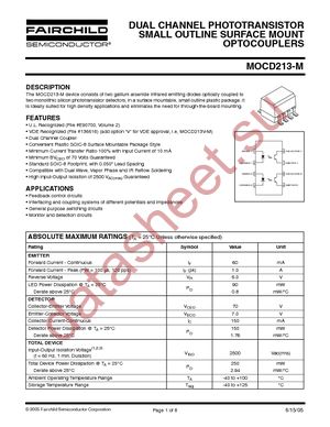MOCD213R1M datasheet  